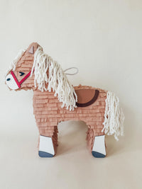 🐴 Birthday Horse Piñata – Handmade 22” Party Decoration with String Mane & Candy Holder - BIG FRENCHIES