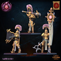 3D Printed Lust Chosen Command Group by Lost Kingdom Miniatures
