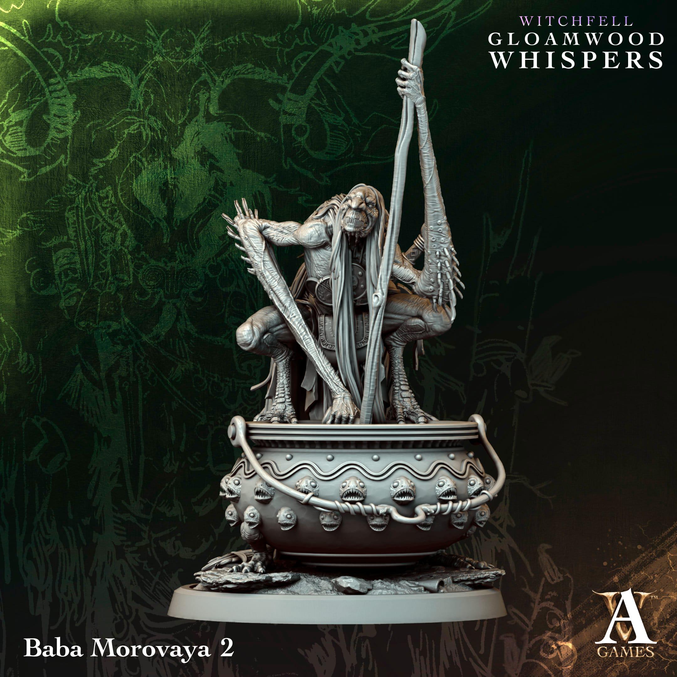 3D Printed Baba Morovayas by Archvillain Games
