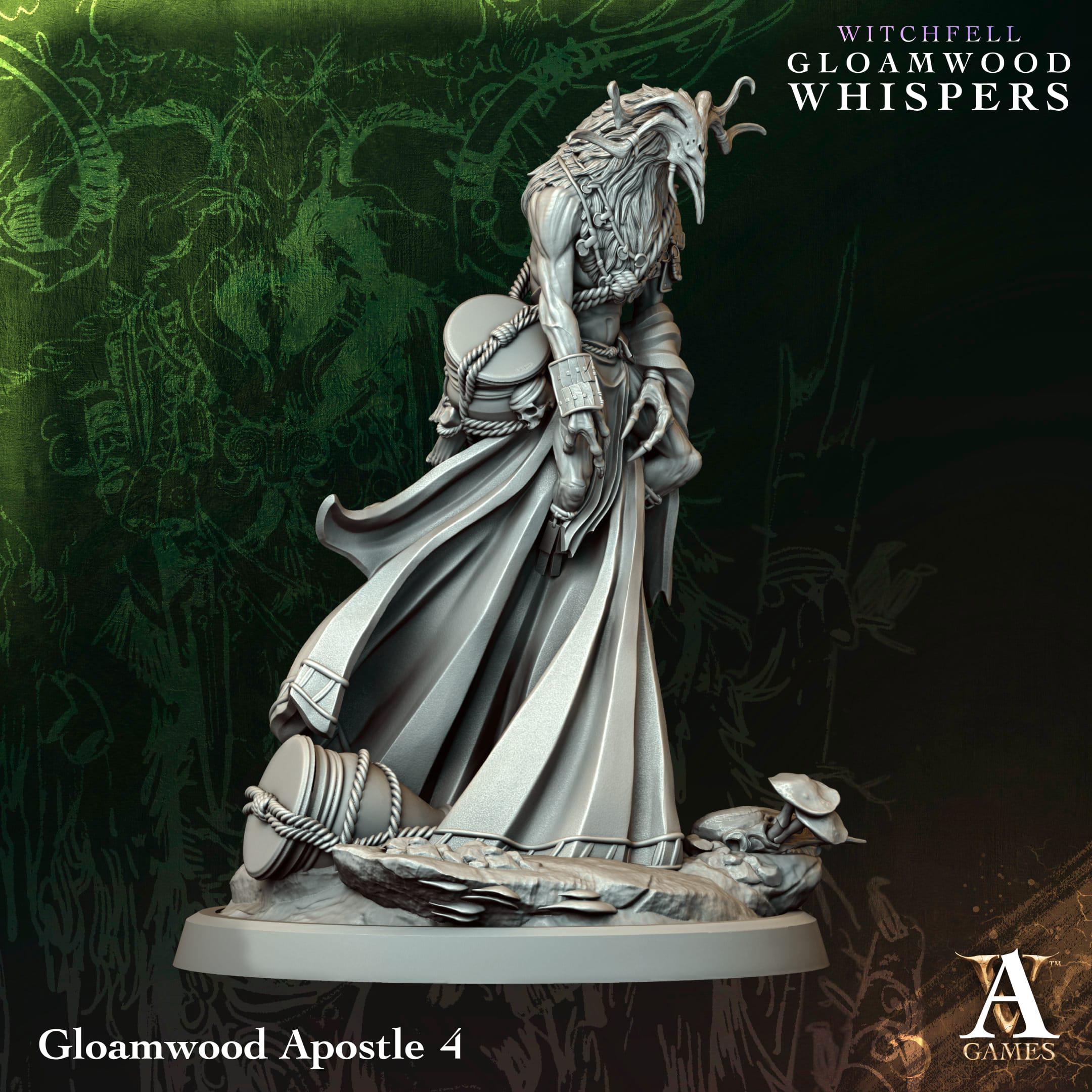 3D Printed Gloamwood Apostles by Archvillain Games