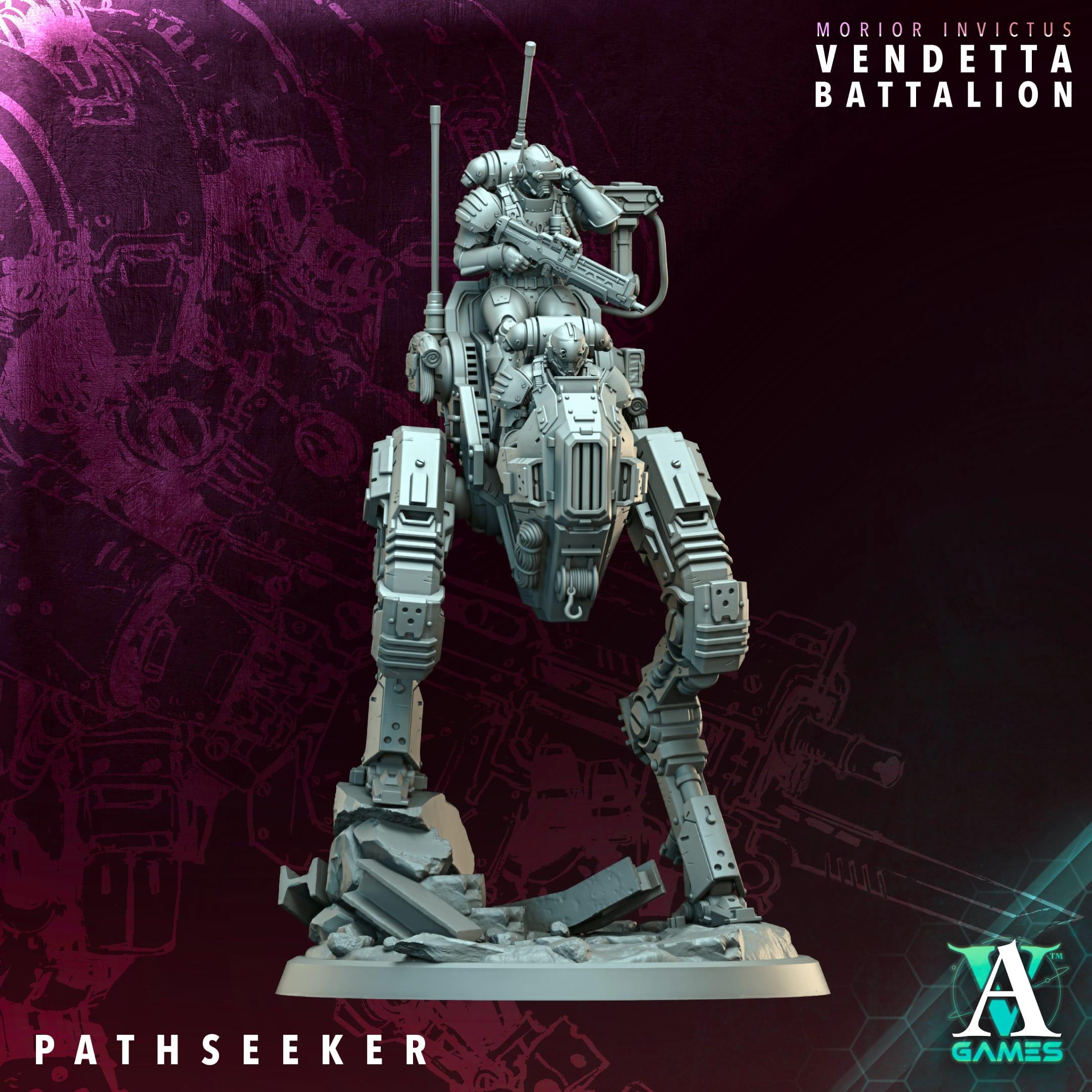 3D Printed Vendetta Walkers by Archvillain Games