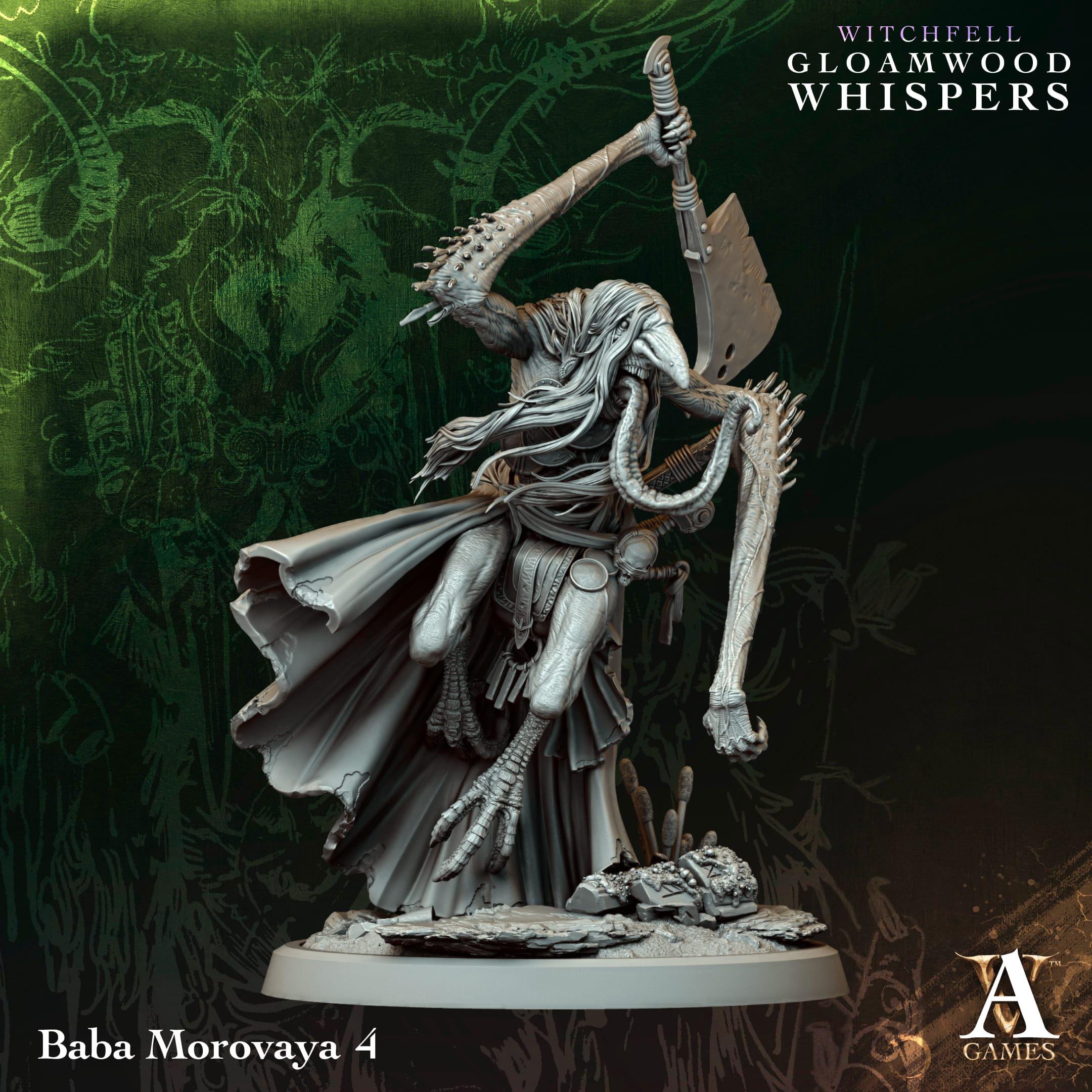 3D Printed Baba Morovayas by Archvillain Games