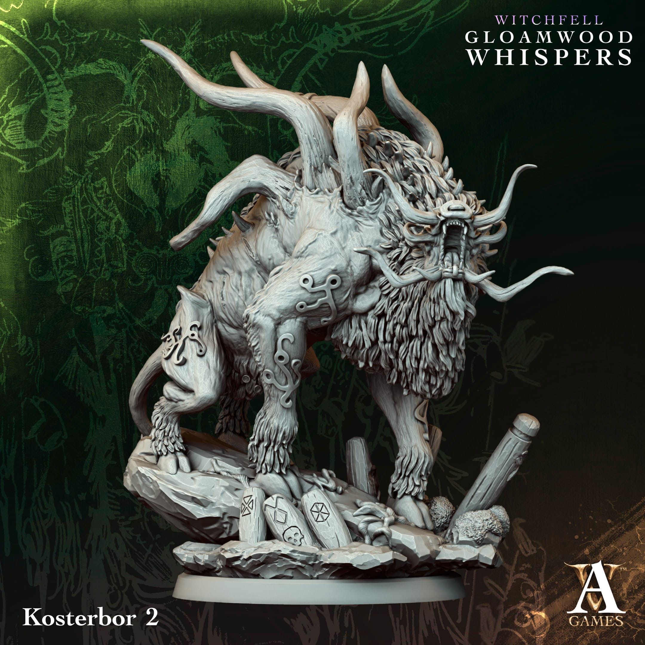 3D Printed Kosterbors by Archvillain Games