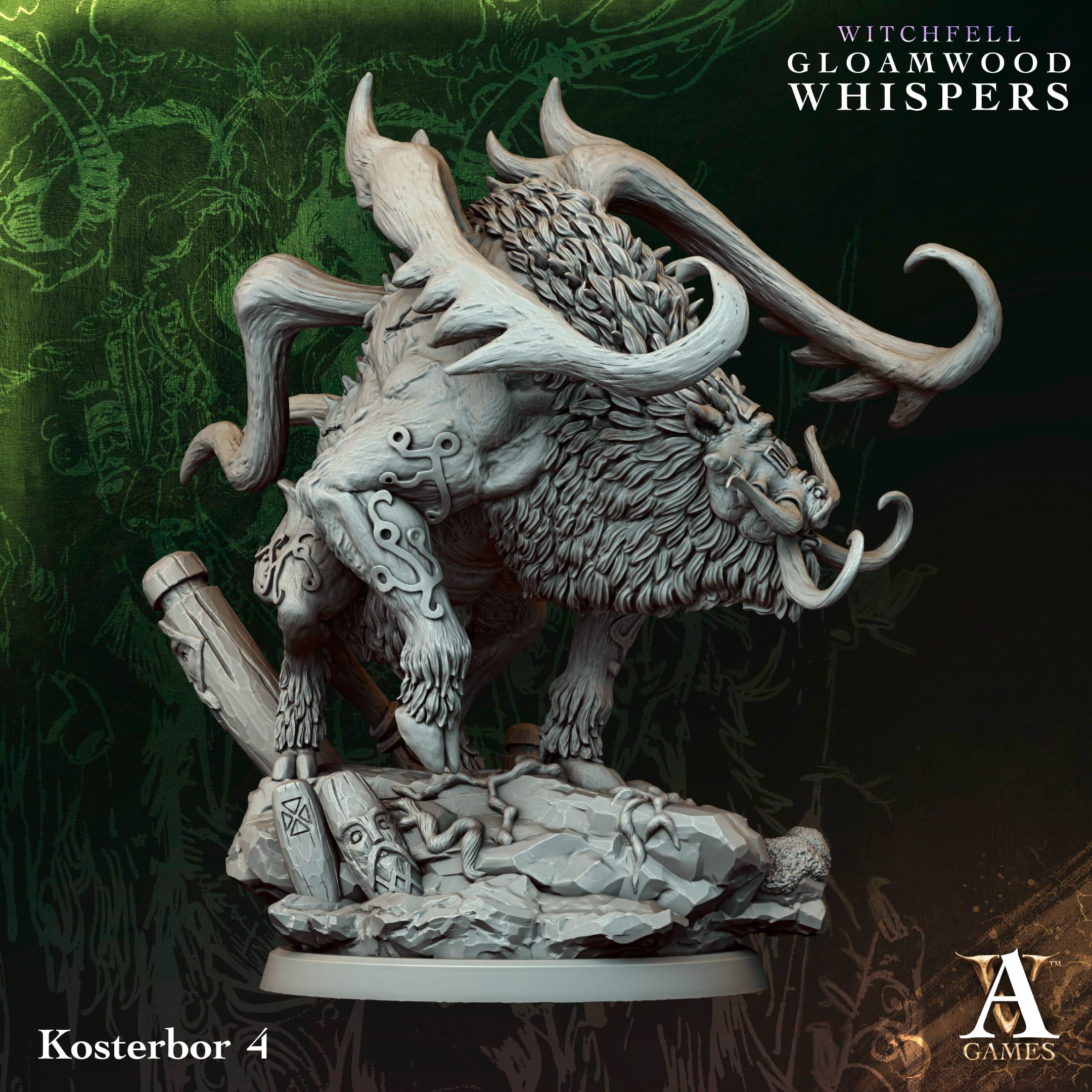 3D Printed Kosterbors by Archvillain Games