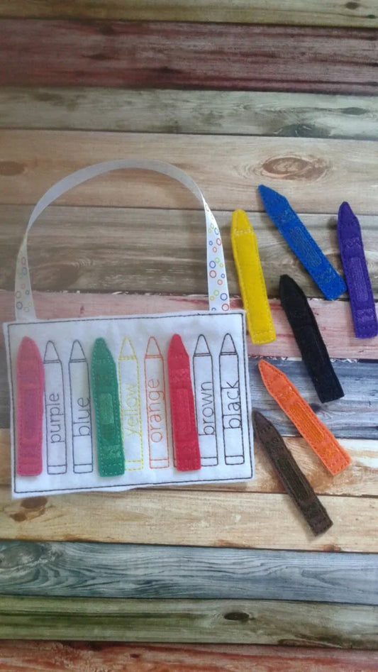 Color Match game - Activity Bag - color match - learning toy - busy bag - activity bag - quiet toy - educational game - School - classroom - BIG FRENCHIES