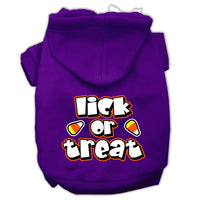 Halloween Pet Hoodie "Lick or Treat"