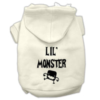 Halloween Pet Hoodie Screen Printed, "Lil Monster"