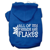 Christmas Pet Hoodie "All Of My Friends Are Flakes"