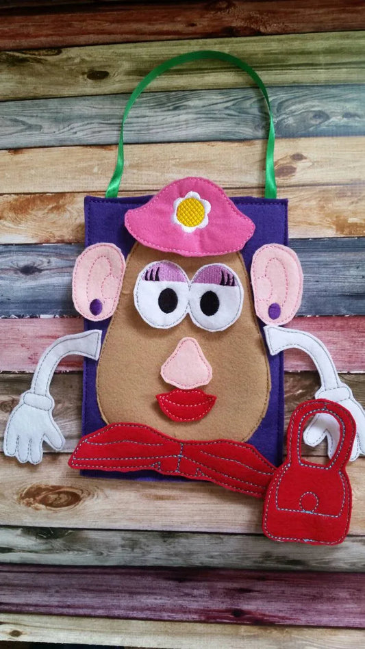 Build Your Own Spud - toddler Quiet Activity Bag - quiet book page - activity bag - busy bag - toddler learning - preschool gift idea - BIG FRENCHIES