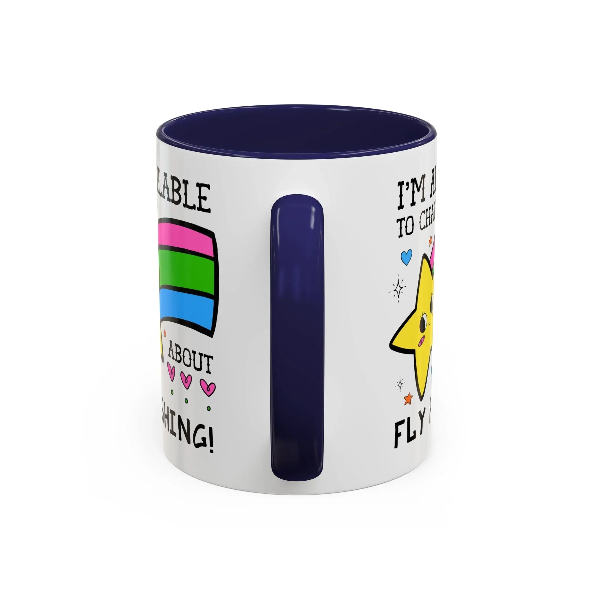 I'm Available to Chat About Fly Fishing Coffee Mug - BIG FRENCHIES