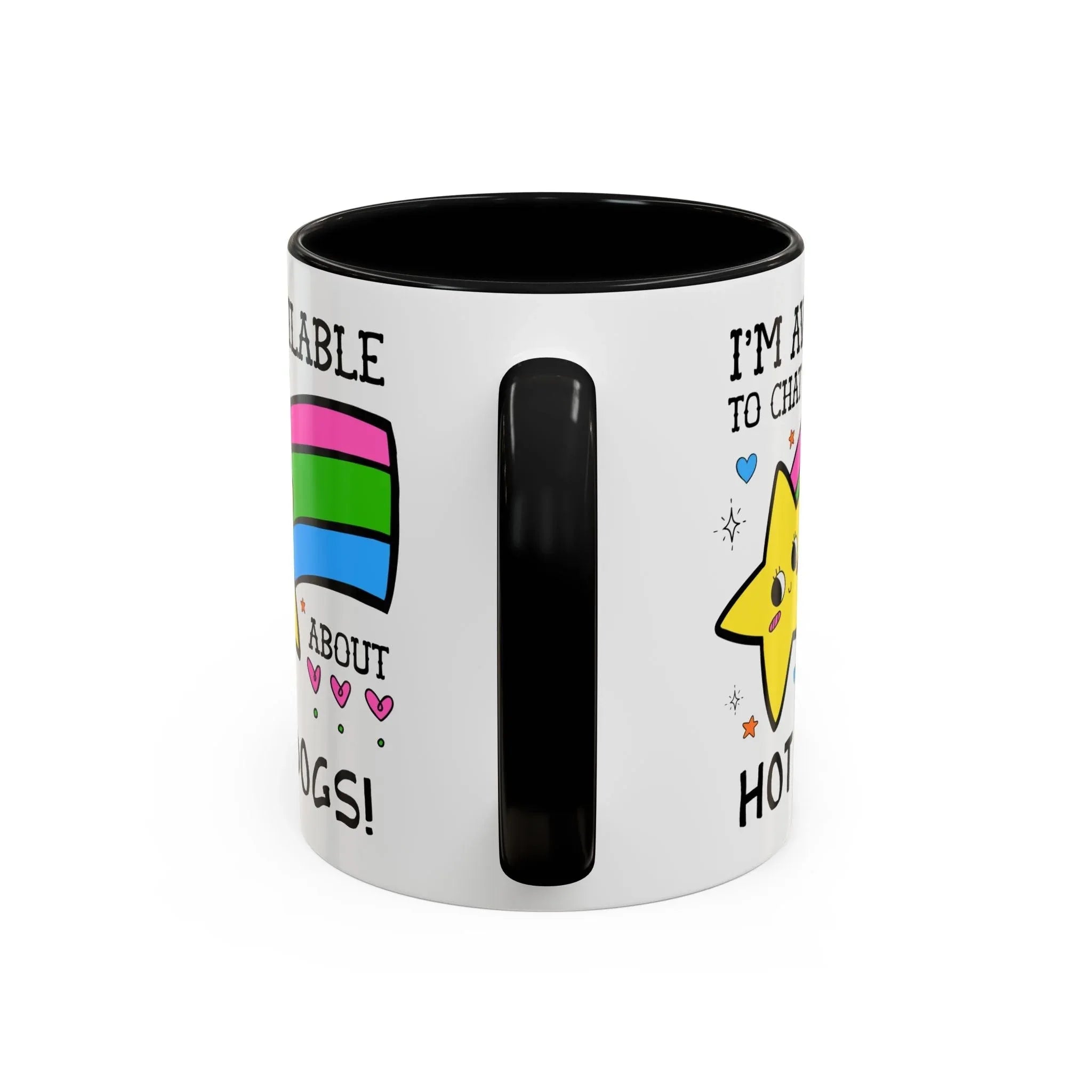 I'm Available to Chat About Hot Dogs Coffee Mug - BIG FRENCHIES