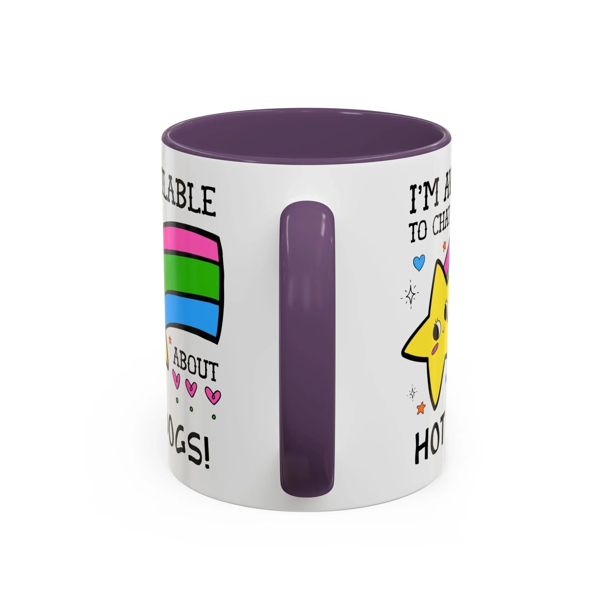 I'm Available to Chat About Hot Dogs Coffee Mug - BIG FRENCHIES