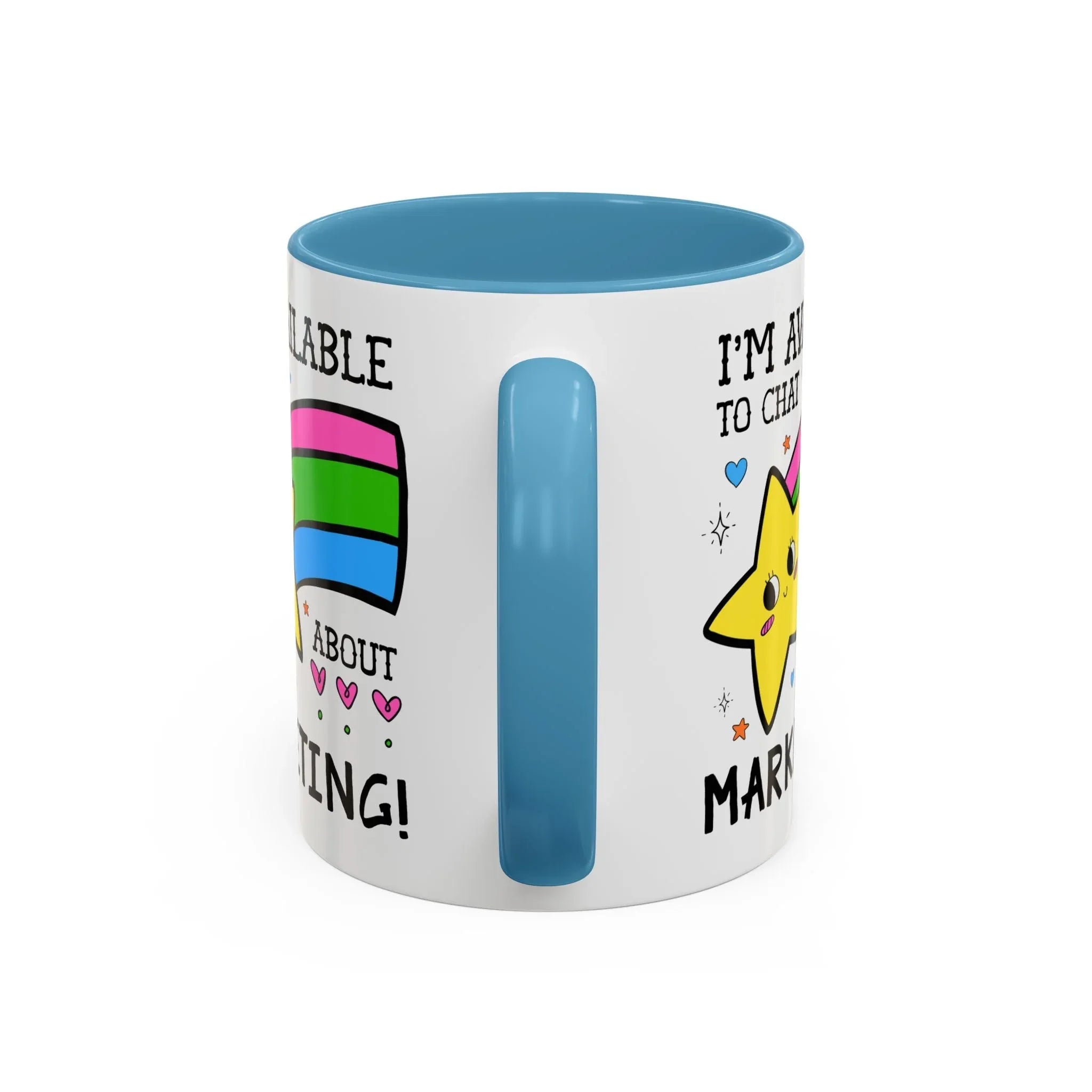 I'm Available to Chat About Marketing Coffee Mug - BIG FRENCHIES