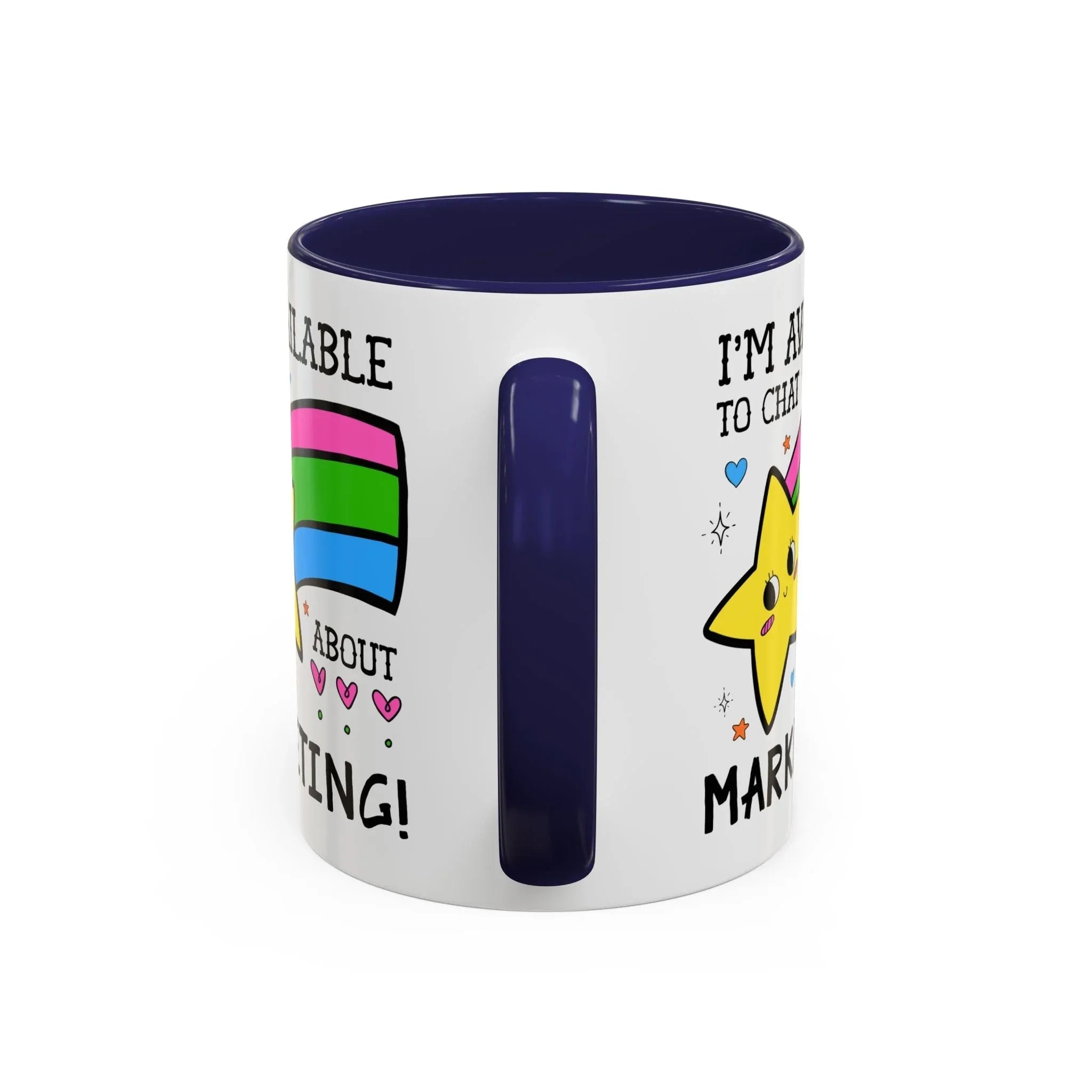 I'm Available to Chat About Marketing Coffee Mug - BIG FRENCHIES