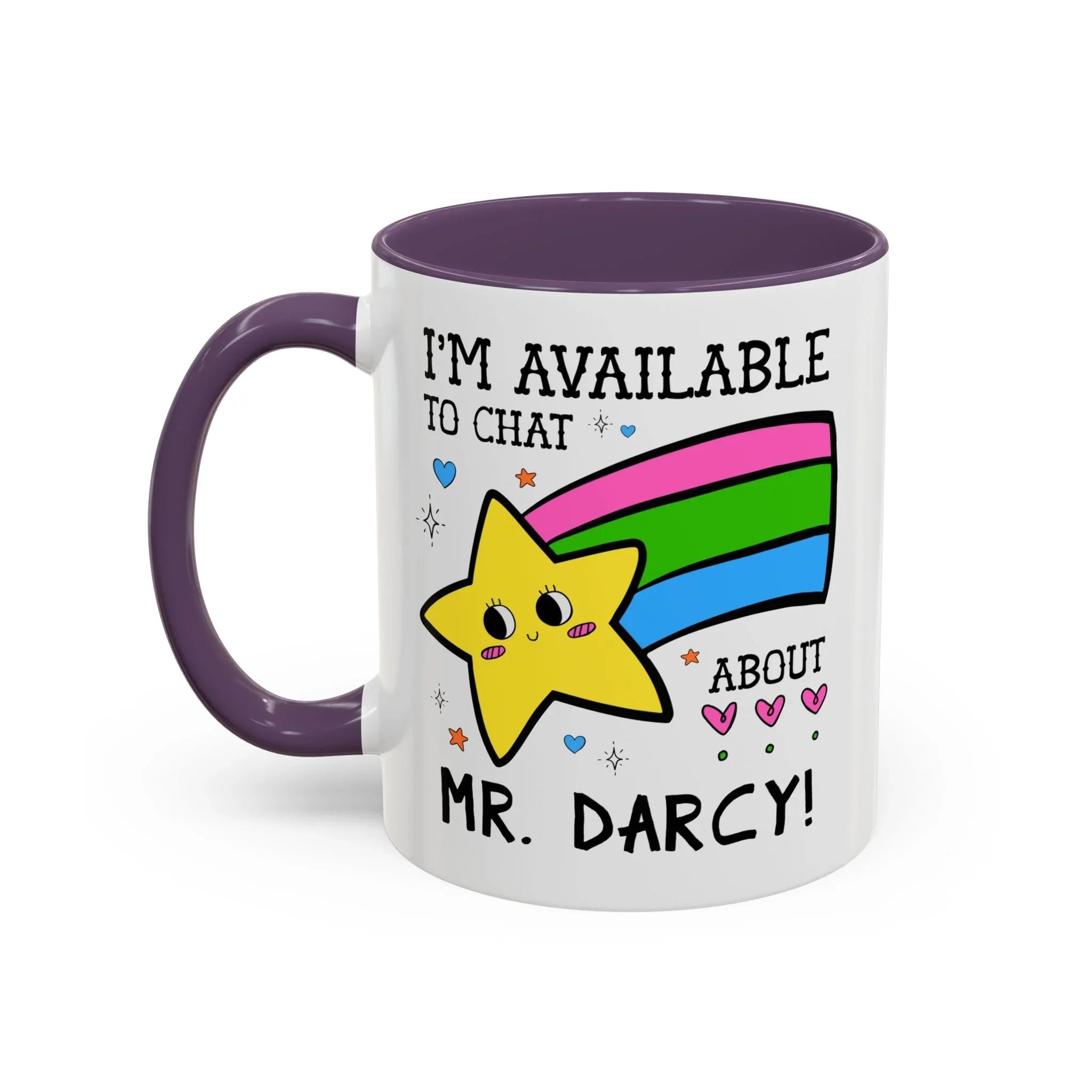 I'm Available to Chat About Mr. Darcy Coffee Mug - BIG FRENCHIES