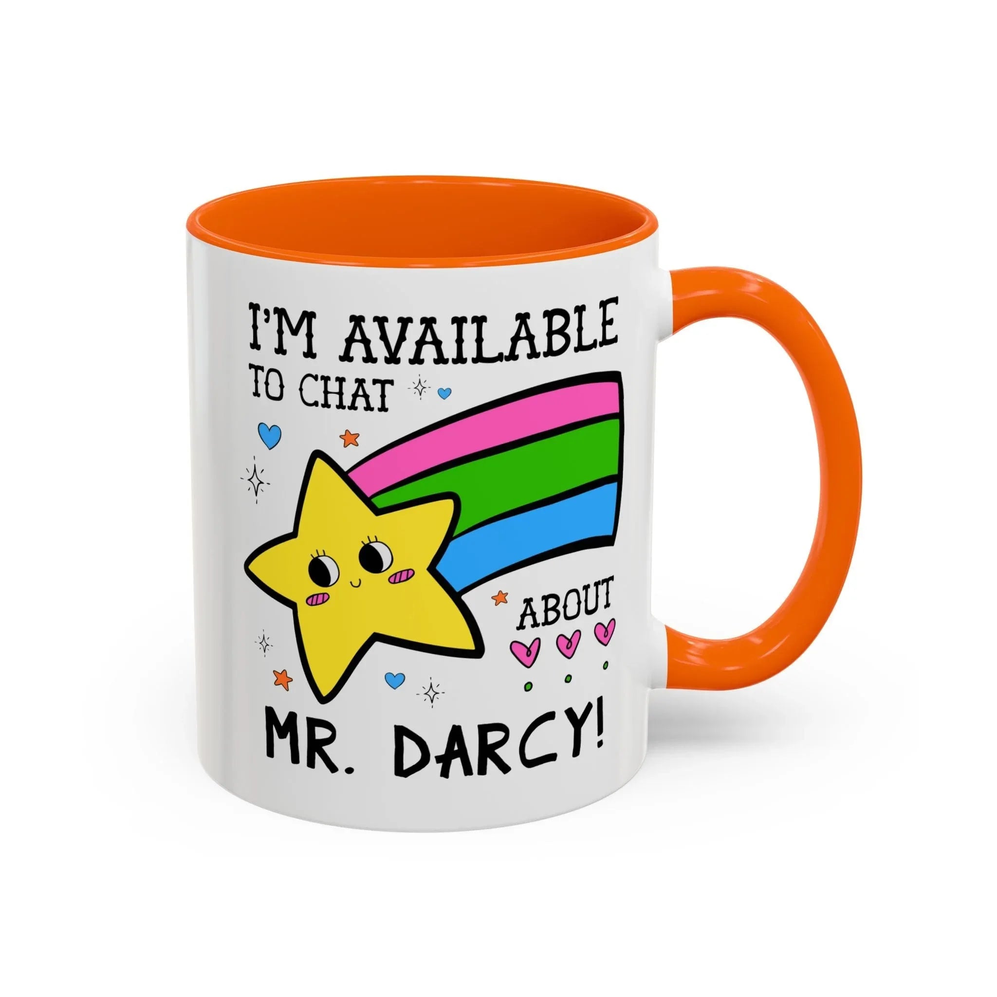 I'm Available to Chat About Mr. Darcy Coffee Mug - BIG FRENCHIES