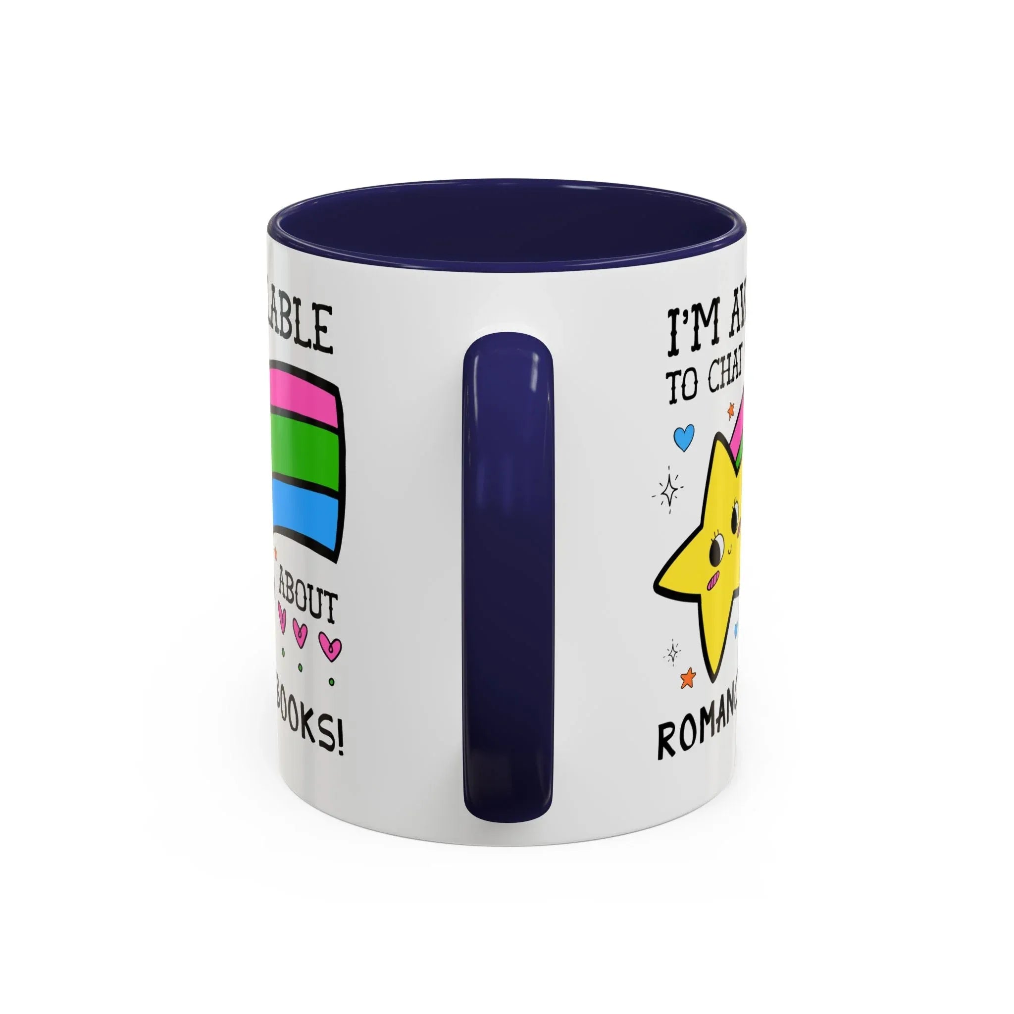 I'm Available to Chat About Romance Books Coffee Mug - BIG FRENCHIES