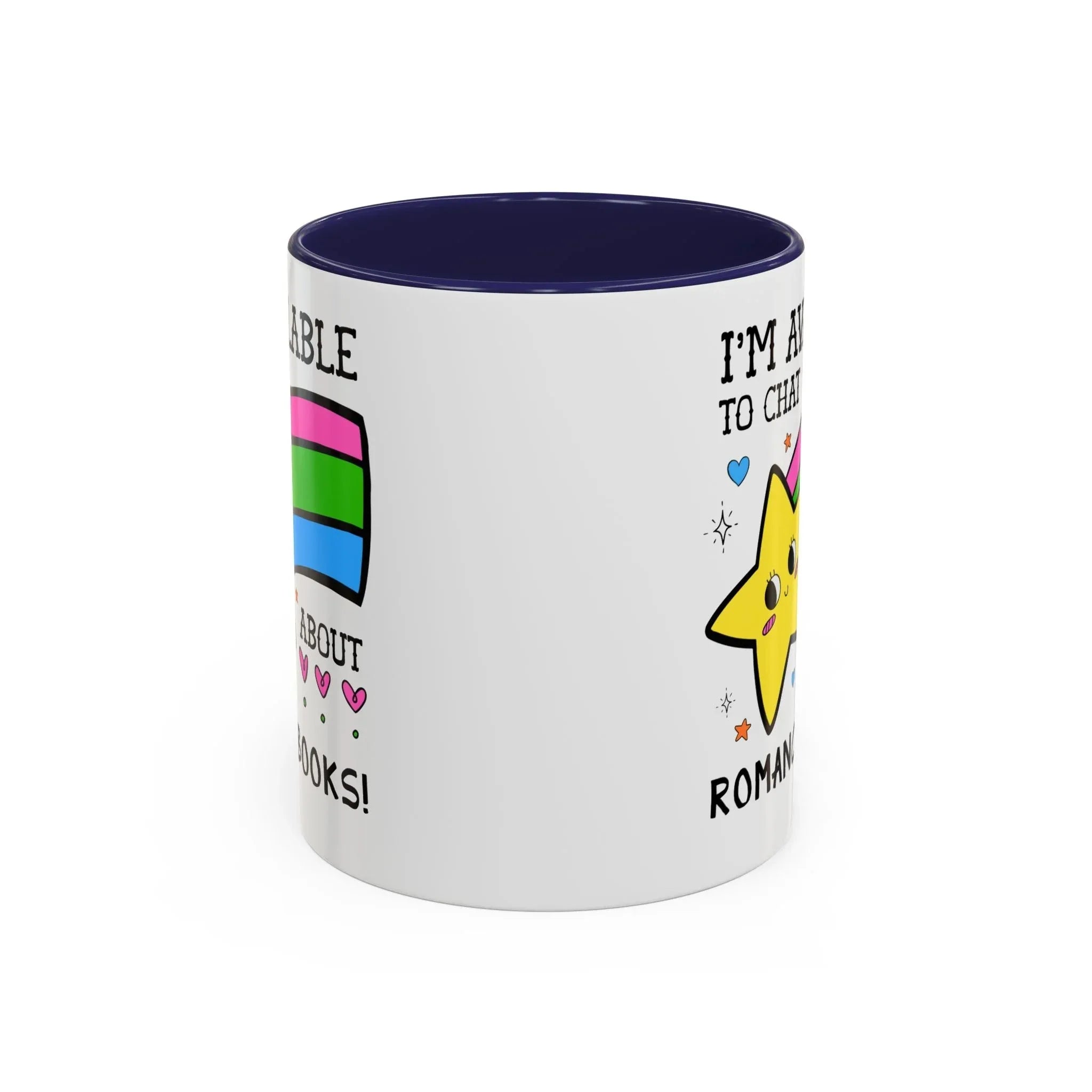 I'm Available to Chat About Romance Books Coffee Mug - BIG FRENCHIES
