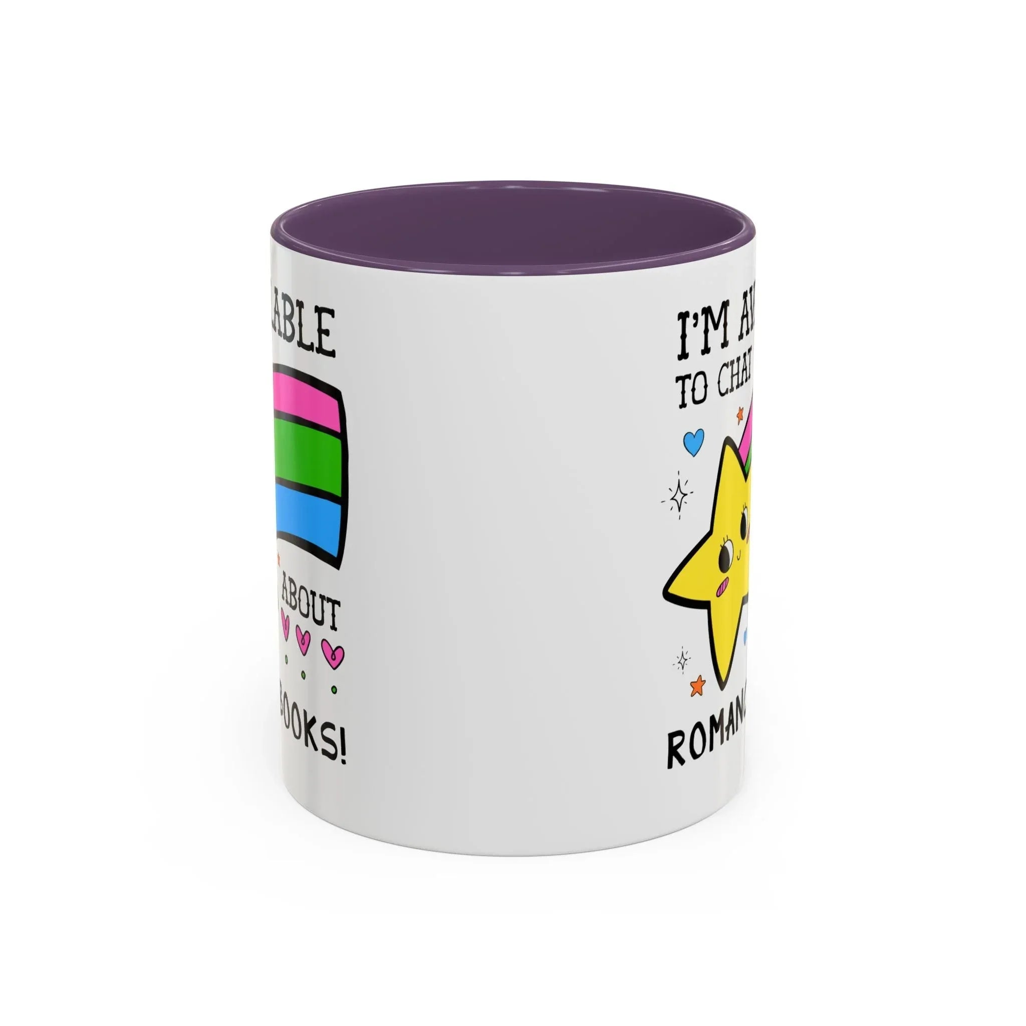 I'm Available to Chat About Romance Books Coffee Mug - BIG FRENCHIES