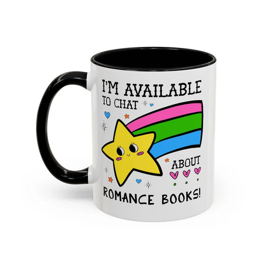I'm Available to Chat About Romance Books Coffee Mug - BIG FRENCHIES