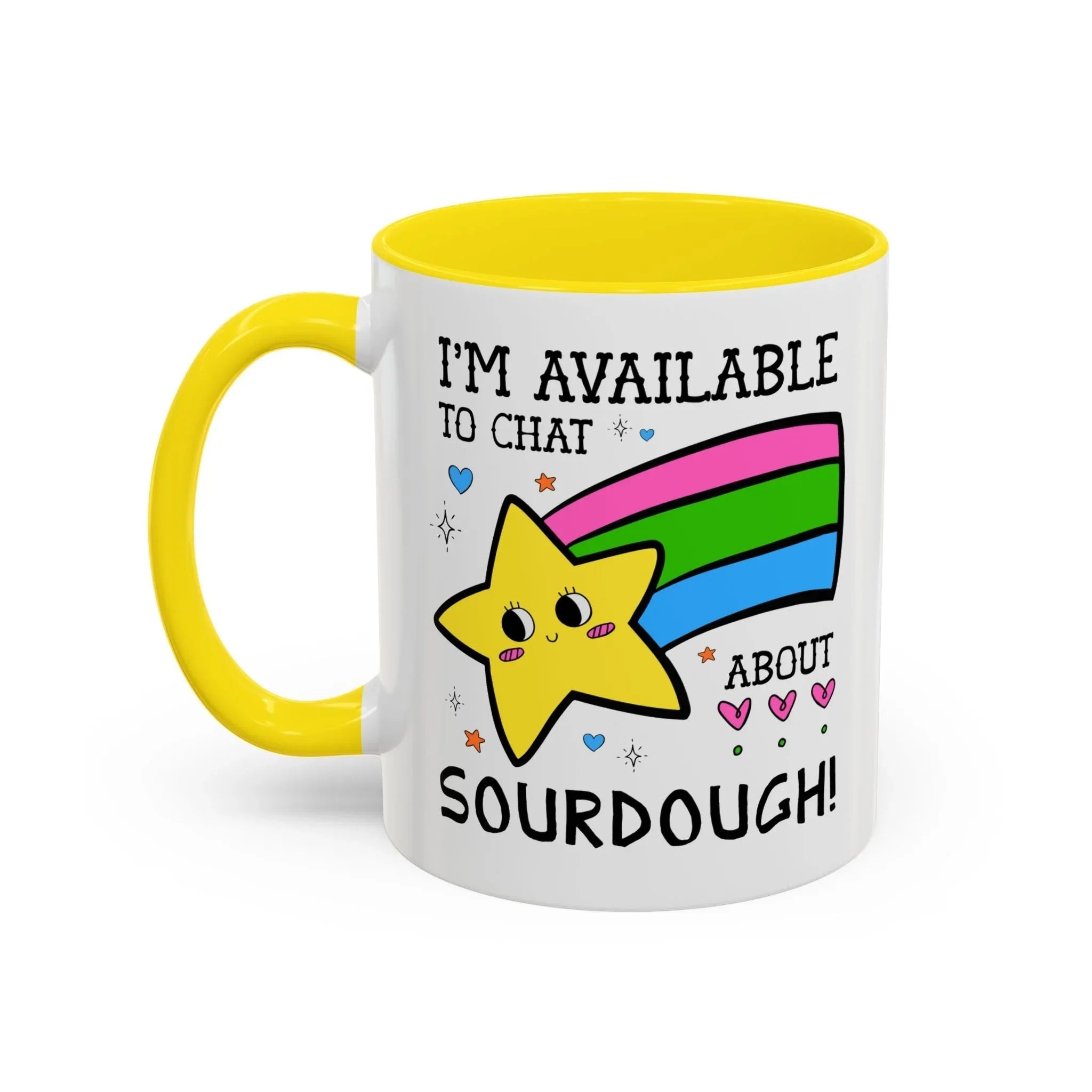 I'm Available to Chat About Sourdough Coffee Mug - BIG FRENCHIES