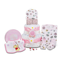 Sweet Baby Girl Diaper Cake Gift