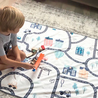 Tiny Town Splash Mat - A Waterproof Catch-All for Highchair Spills and More!