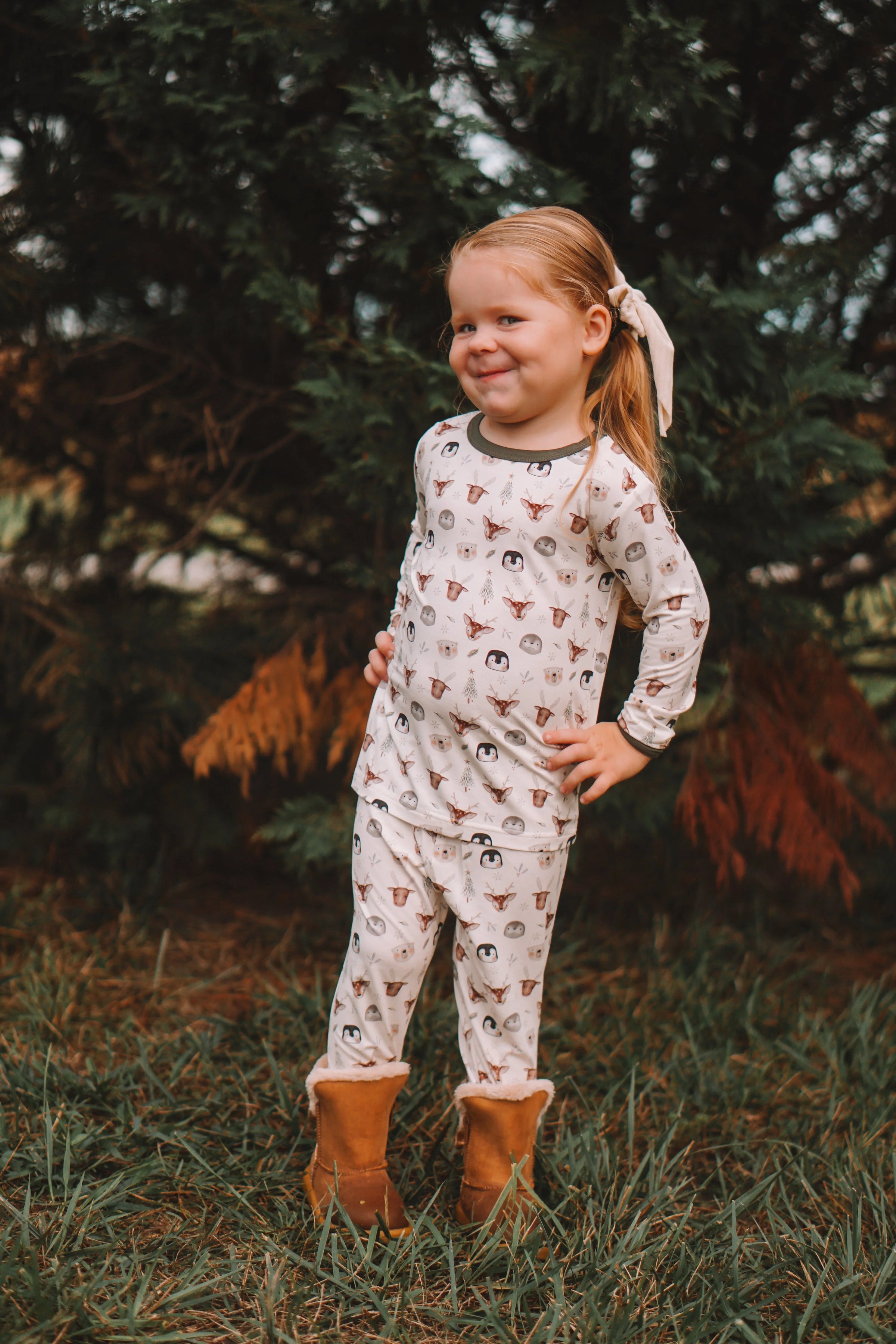 North Pole Pals 2pc Bamboo Pajamas - BIG FRENCHIES