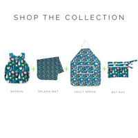 Organic Produce Splash Mat - A Waterproof Catch-All for Highchair Spills and More!