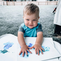 Solid Teal Minimalist Bapron SALE - BIG FRENCHIES