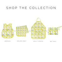 Fresh Lemon - Waterproof Wet Bag (For mealtime, on-the-go, and more!) - BIG FRENCHIES