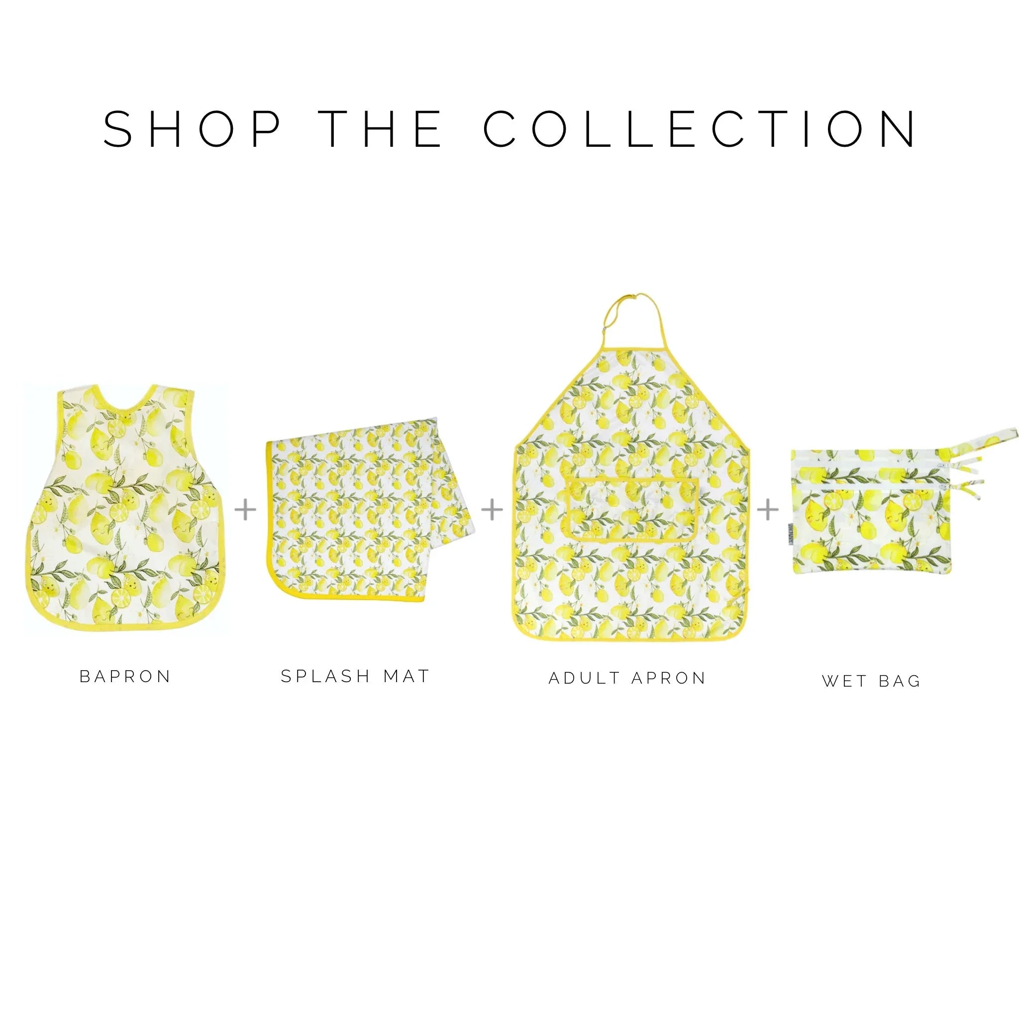 Fresh Lemon - Waterproof Wet Bag (For mealtime, on-the-go, and more!) - BIG FRENCHIES