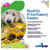 Honeycomb eBowl Deep Slow Feeder Dog Bowl for Enrichment | USA Made - BIG FRENCHIES