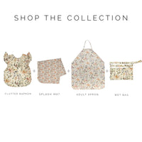 Delilah Floral - Waterproof Wet Bag (For mealtime, on-the-go, and more!) - BIG FRENCHIES