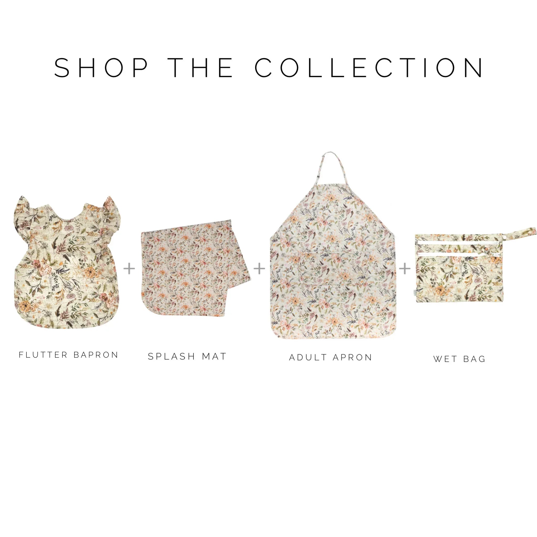 Delilah Floral - Waterproof Wet Bag (For mealtime, on-the-go, and more!) - BIG FRENCHIES