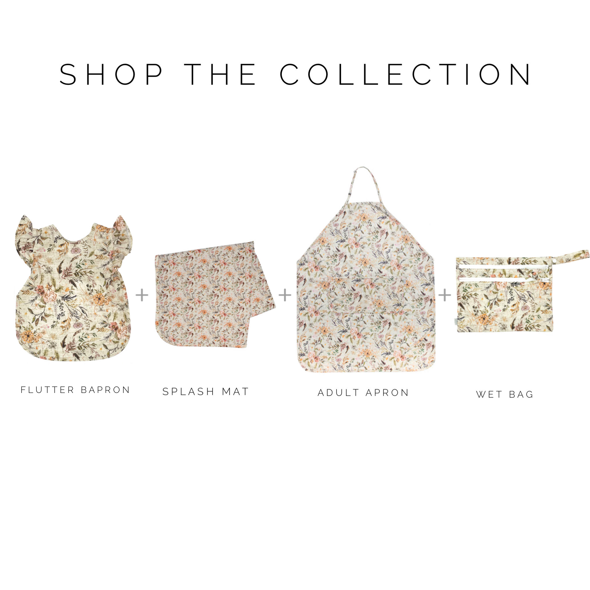 Delilah Floral Splash Mat - A Waterproof Catch-All for Highchair Spills and More!