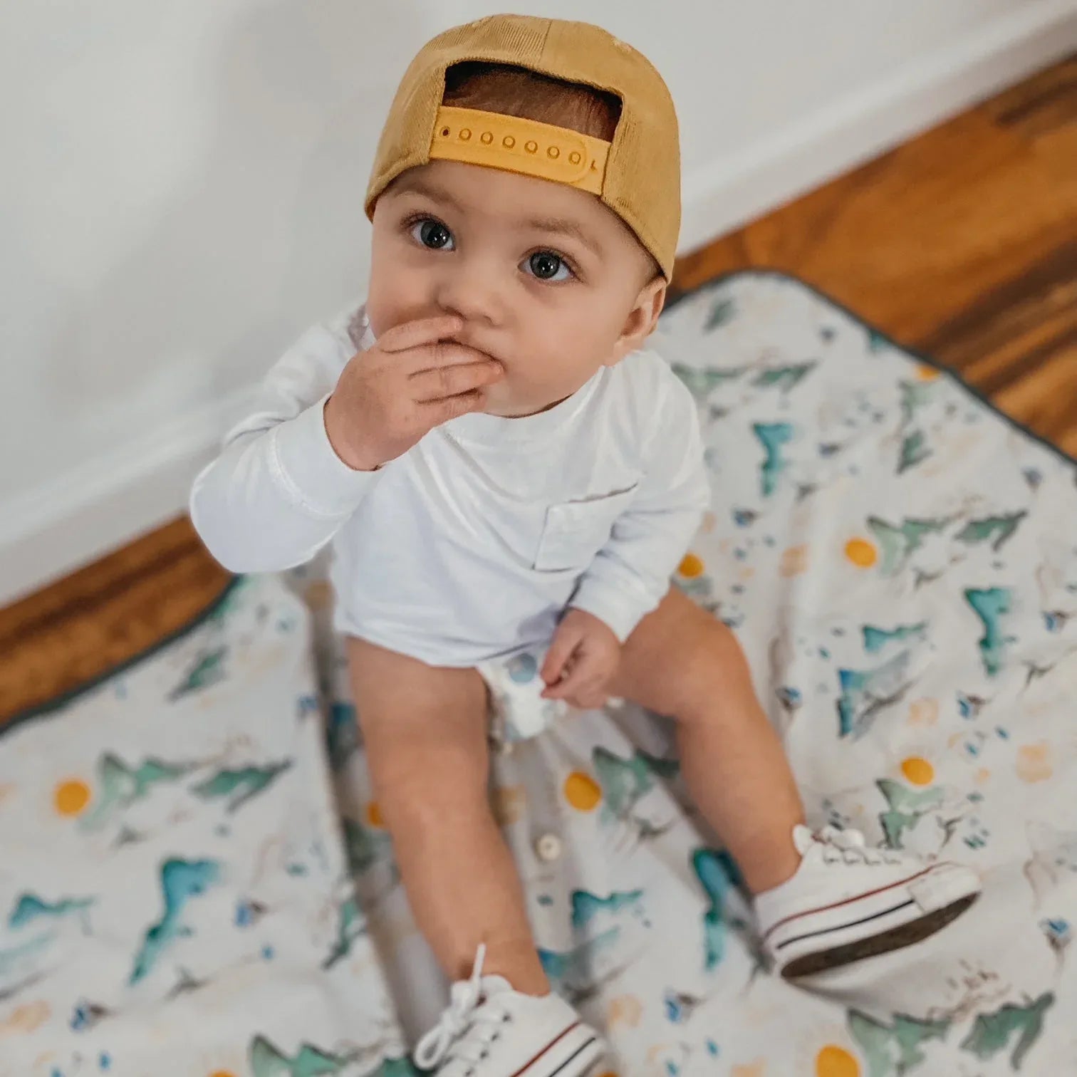 Mountain Mist Splash Mat - A Waterproof Catch-All for Highchair Spills and More! - BIG FRENCHIES