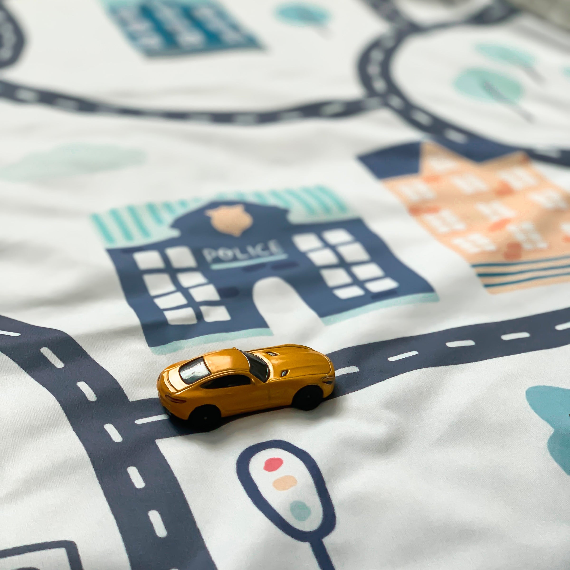 Tiny Town Splash Mat - A Waterproof Catch-All for Highchair Spills and More!