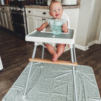 Dino Friends - Sage Bapron SALE **PRESCHOOL SIZE ONLY** - BIG FRENCHIES