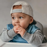 Solid Dusty Blue Minimalist Bapron - BIG FRENCHIES