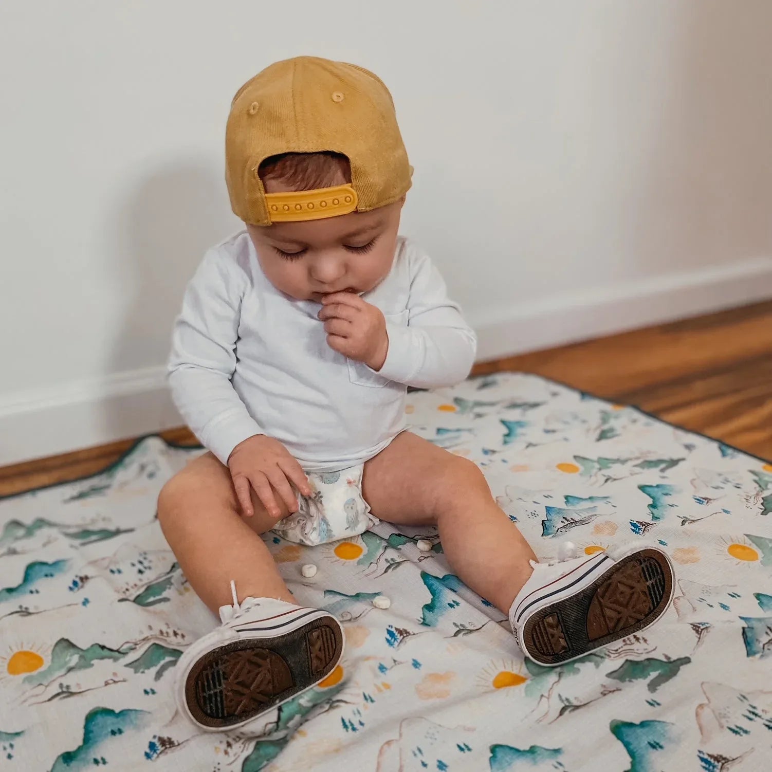 Mountain Mist Splash Mat - A Waterproof Catch-All for Highchair Spills and More! - BIG FRENCHIES