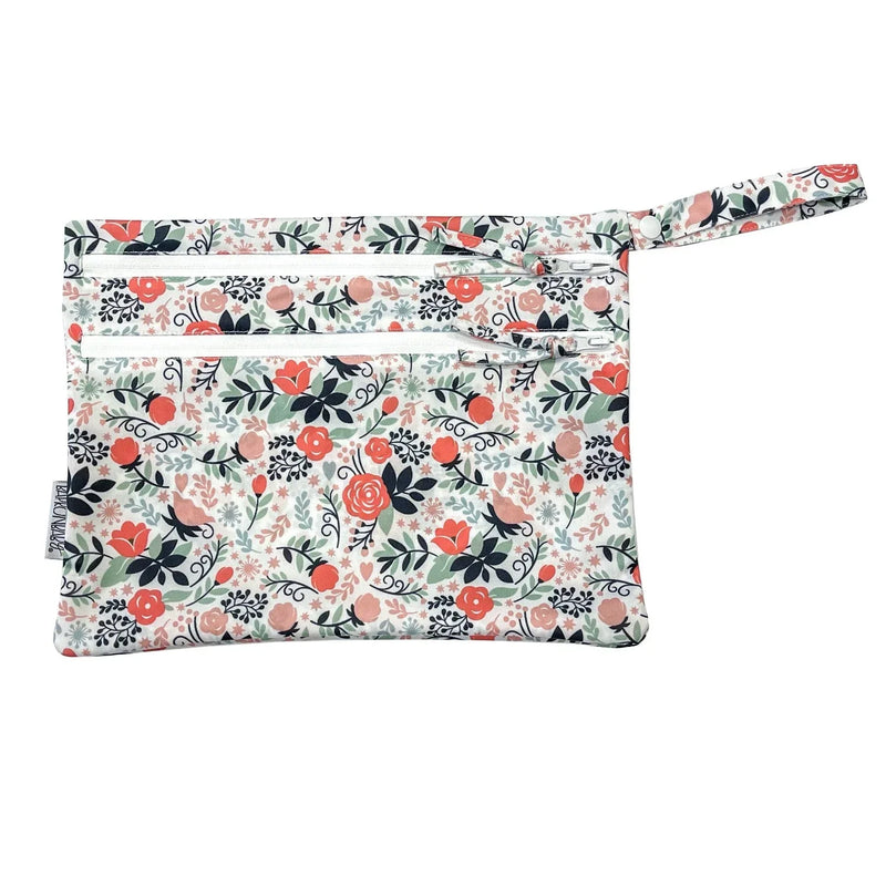 Vintage Rose - Waterproof Wet Bag (For mealtime, on-the-go, and more!) - BIG FRENCHIES