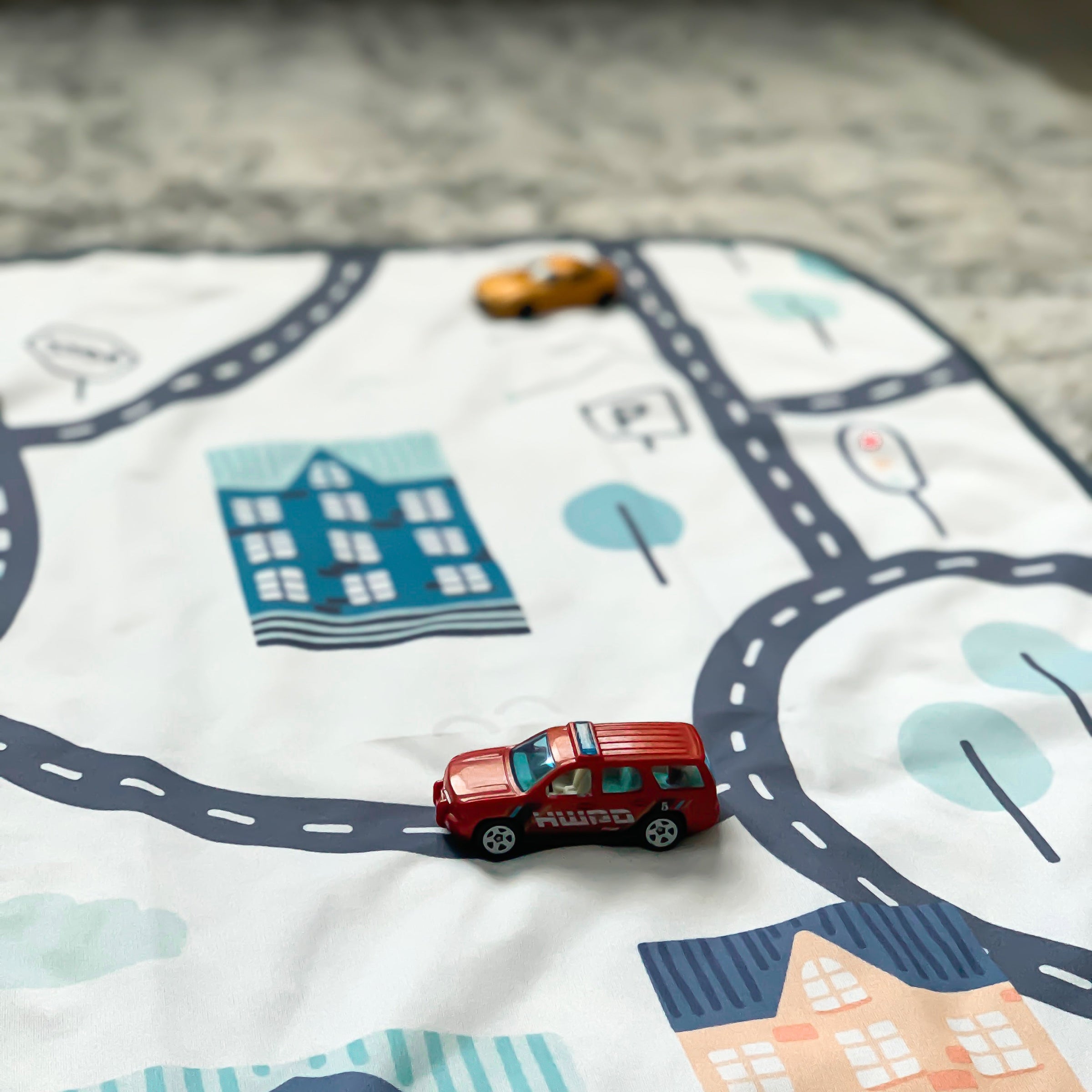 Tiny Town Splash Mat - A Waterproof Catch-All for Highchair Spills and More!