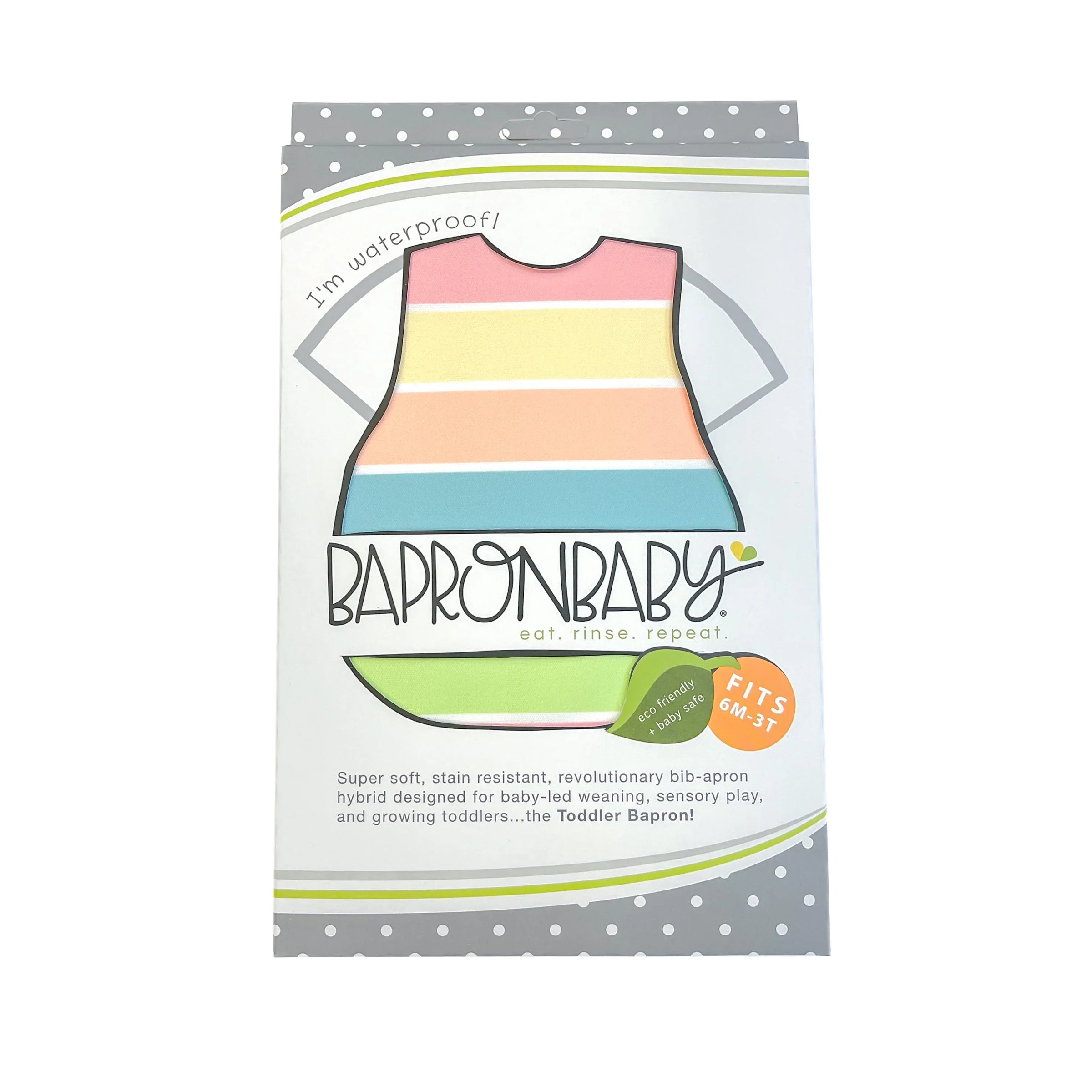 Rainbow Stripes Bapron - BIG FRENCHIES