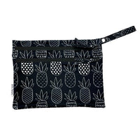Pineapple Monochrome - Waterproof Wet Bag (For mealtime, on-the-go, and more!) - BIG FRENCHIES