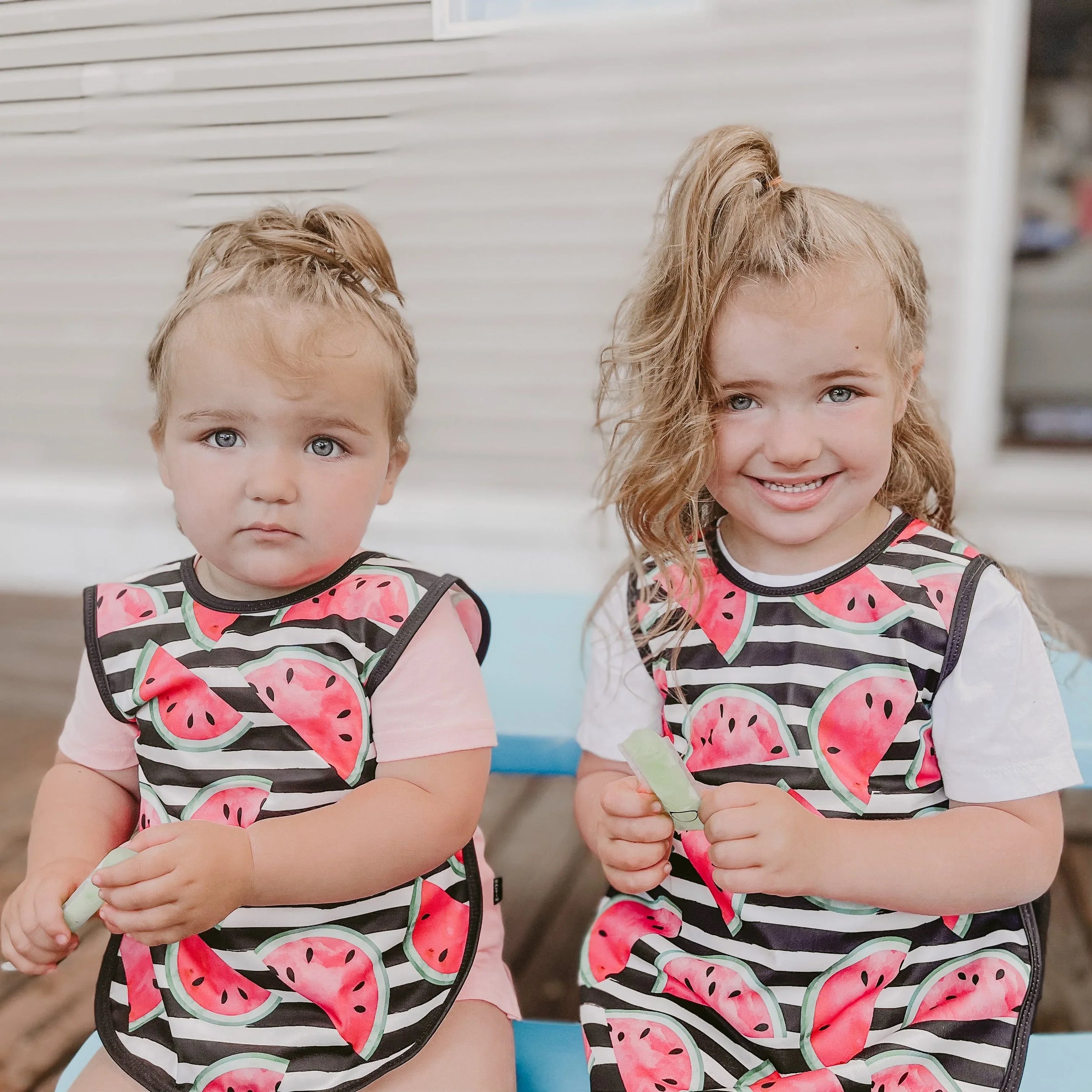 Summer Stripes - Watermelon Bapron SALE - BIG FRENCHIES