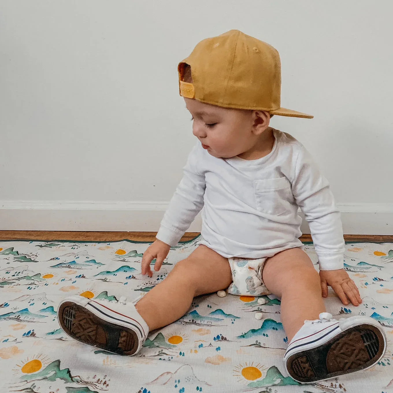Mountain Mist Splash Mat - A Waterproof Catch-All for Highchair Spills and More! - BIG FRENCHIES