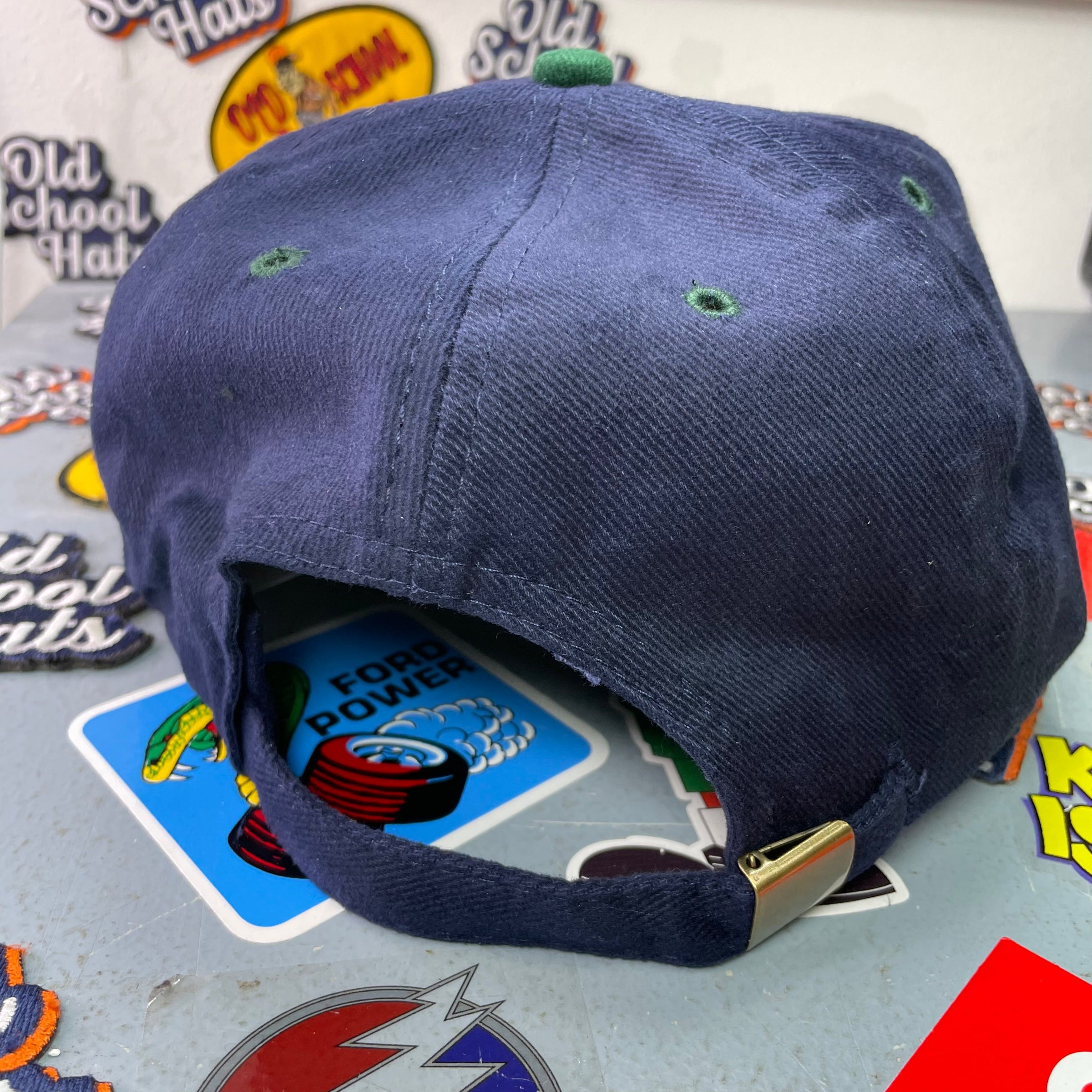 Hey Good Buddy Vintage Strapback Cap Hat Custom Embroidered