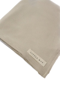 Oat Ribbed Stretch Swaddle - BIG FRENCHIES
