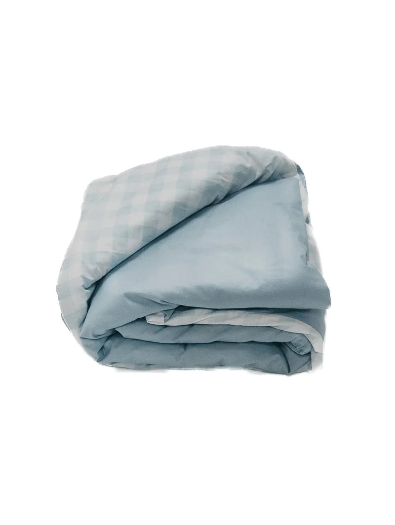 Marine Checkered Quilted Blanket - BIG FRENCHIES